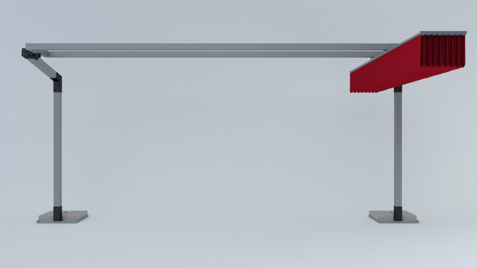 4x3 Yatay Açılır/Kapanır Şemsiye
