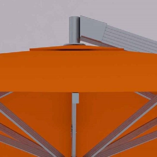 3.5x3.5 Yandan Direkli Kare Şemsiye
