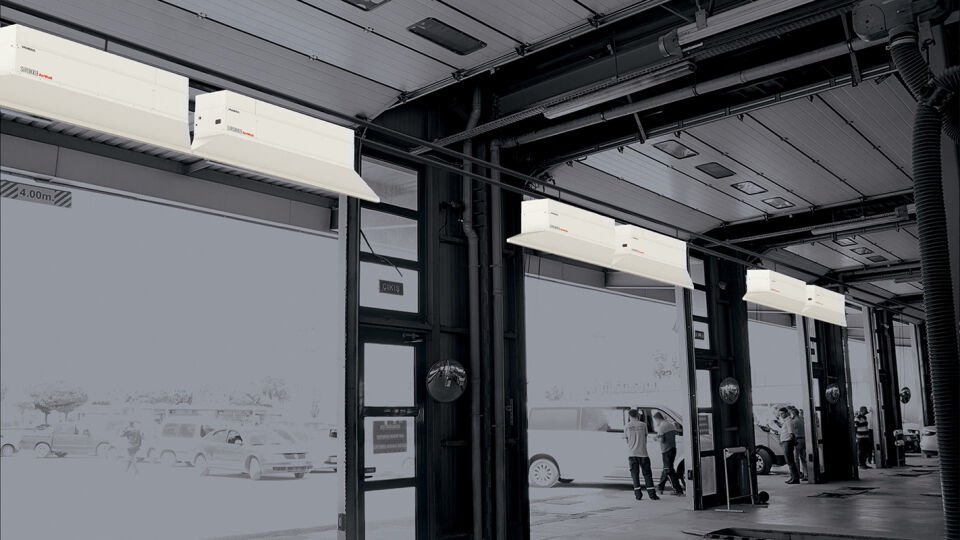 Sirokko Air Wall Sıcak Hava Üreteçleri