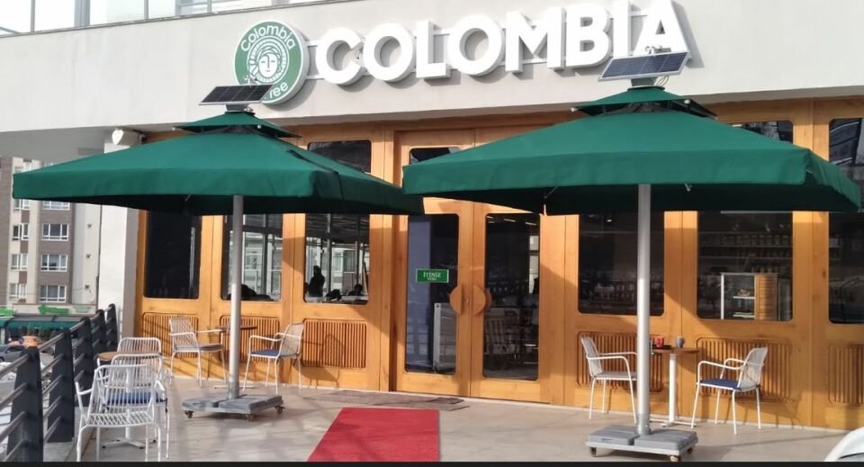 6x6 Kare Teleskopik Restaurant Şemsiyesi