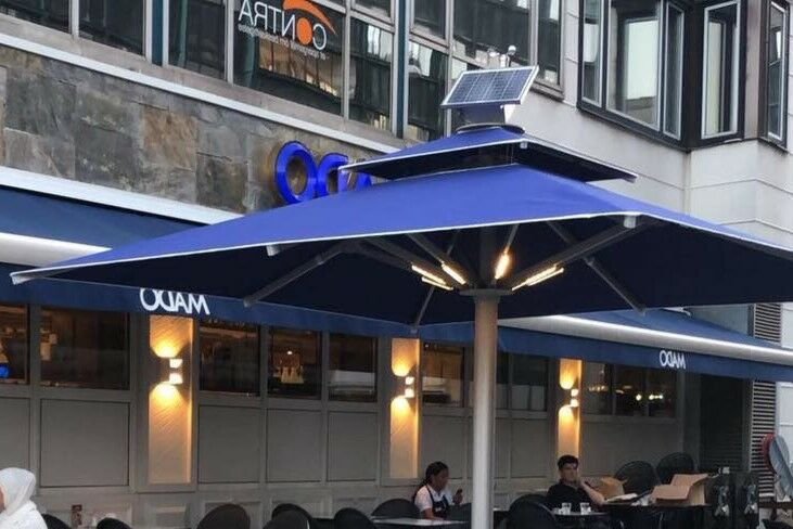 4.5x5 Dikdörtgen Teleskopik Restaurant Şemsiyesi