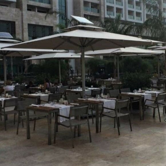 4x5 Dikdörtgen Teleskopik Restaurant Şemsiyesi
