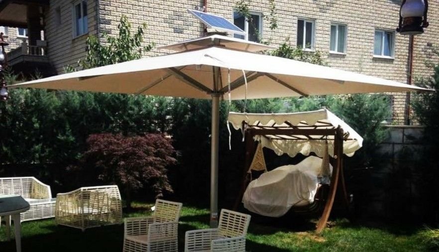 4x4 Kare Teleskopik Restaurant Şemsiyesi