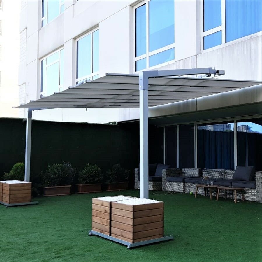 3x3 Yatay Açılır/Kapanır Şemsiye